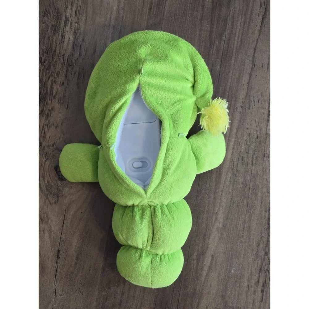 Playskool Glo Worm Lullaby Stuffed Plush Green Glow Face Toy Hasbro 2017